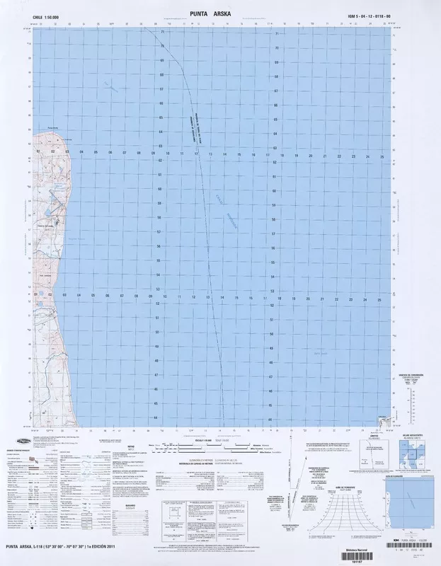 Punta Arska  [material cartográfico] Instituto Geográfico Militar de Chile.