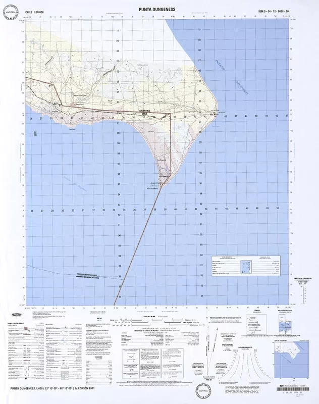 Punta Dungeness  [material cartográfico] Instituto Geográfico Militar.