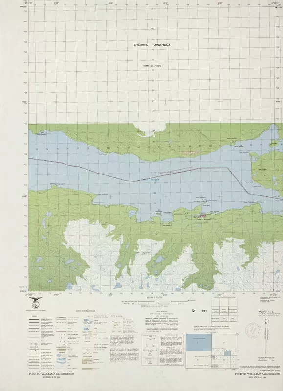 Puerto Williams  [material cartográfico] Instituto Geográfico Militar de Chile.