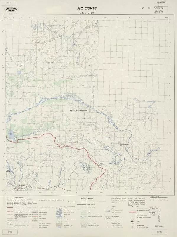 Río Cisnes  [material cartográfico] Instituto Geográfico Militar de Chile.