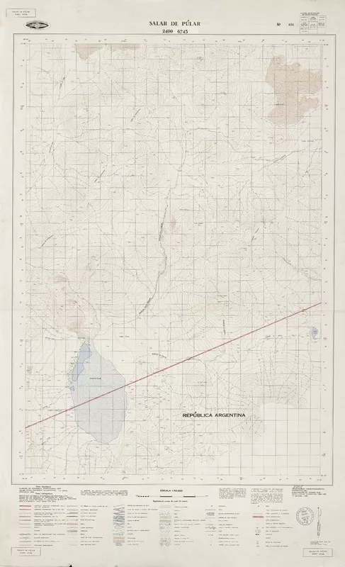 Salar de Púlar  [material cartográfico] Instituto Geográfico Militar de Chile.