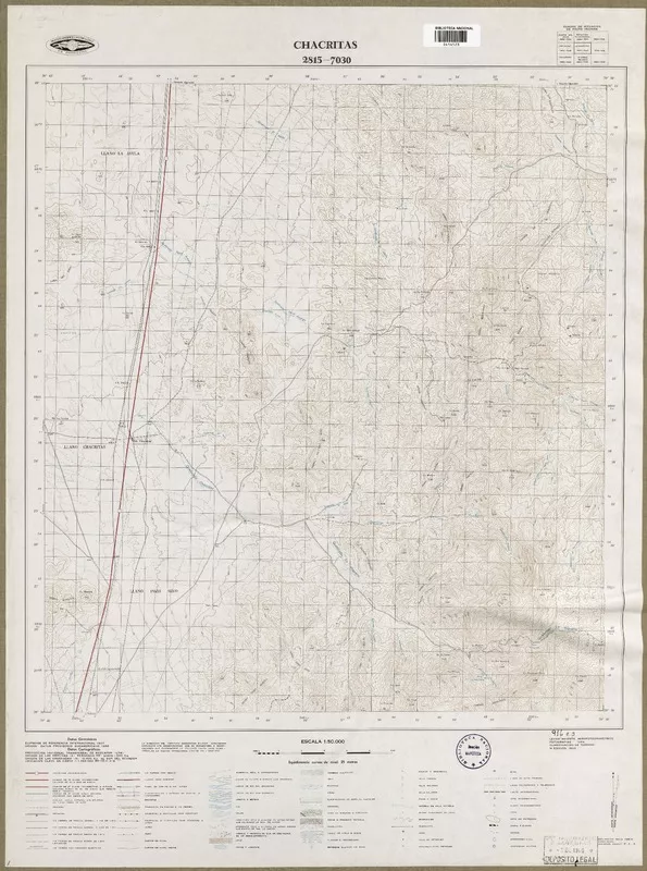 Chacritas  [material cartográfico] Instituto Geográfico Militar de Chile.