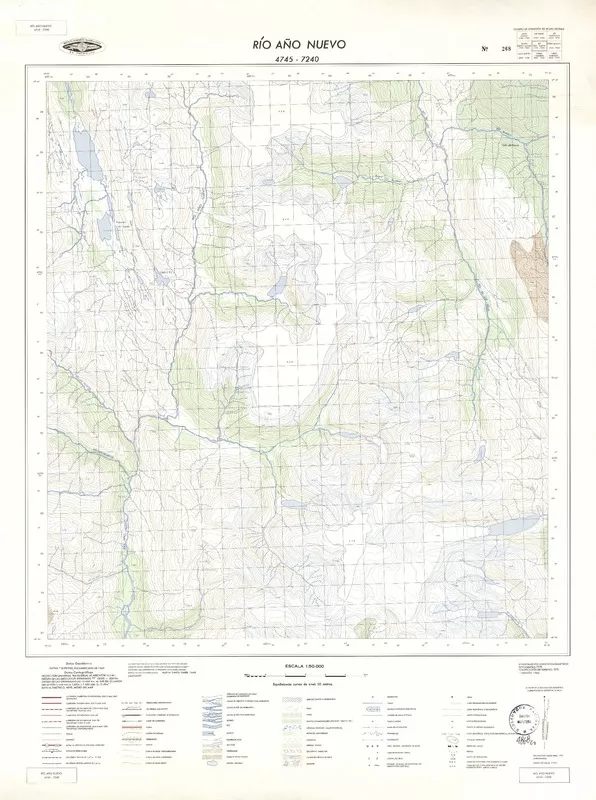 Río Año Nuevo  [material cartográfico] Instituto Geográfico Militar de Chile.