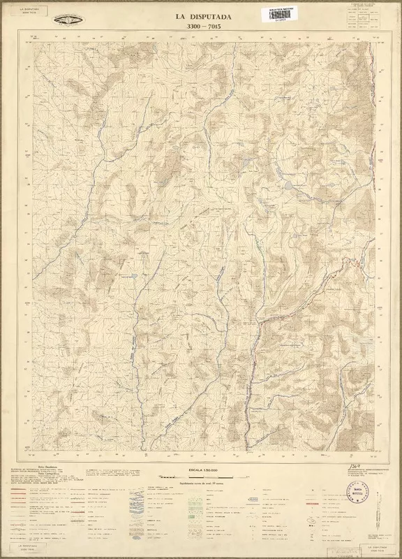 La Disputada  [material cartográfico] Instituto Geográfico Militar de Chile.
