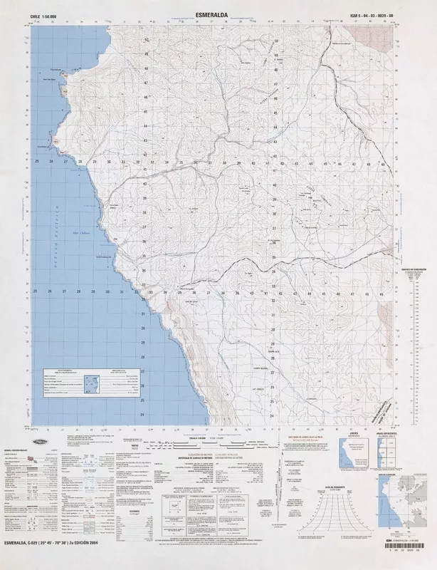 Esmeralda  [material cartográfico] Instituto Geográfico Militar de Chile.