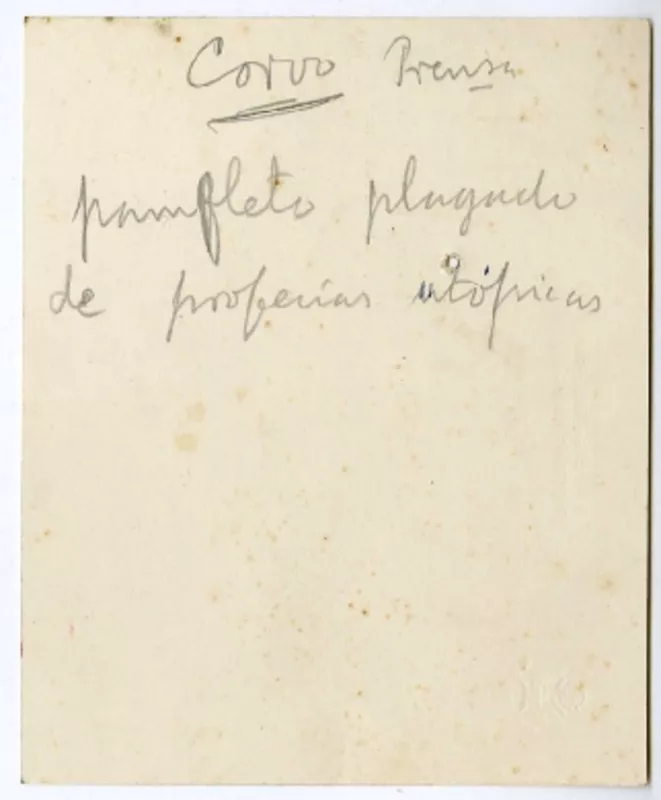 [Notas]  [manuscrito] Joaquín Edwards Bello.