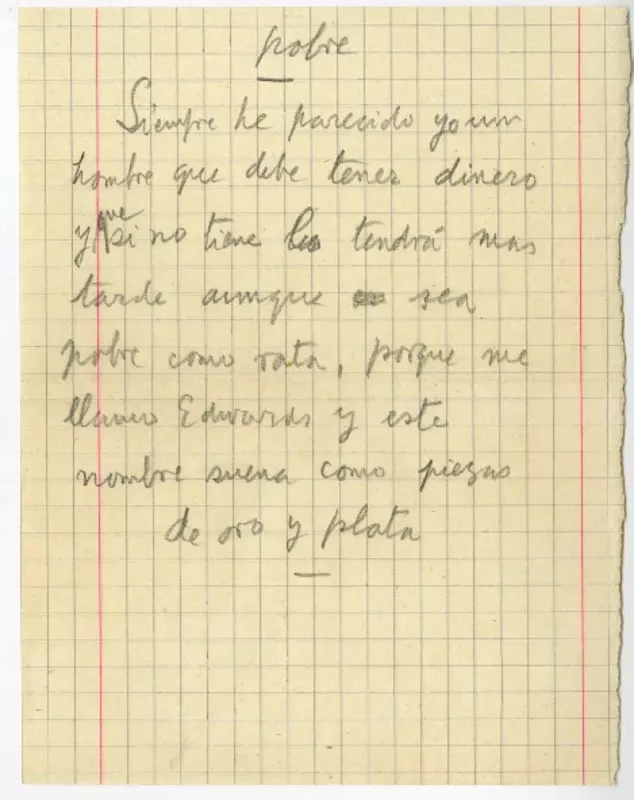 [Notas]  [manuscrito] Joaquín Edwards Bello.