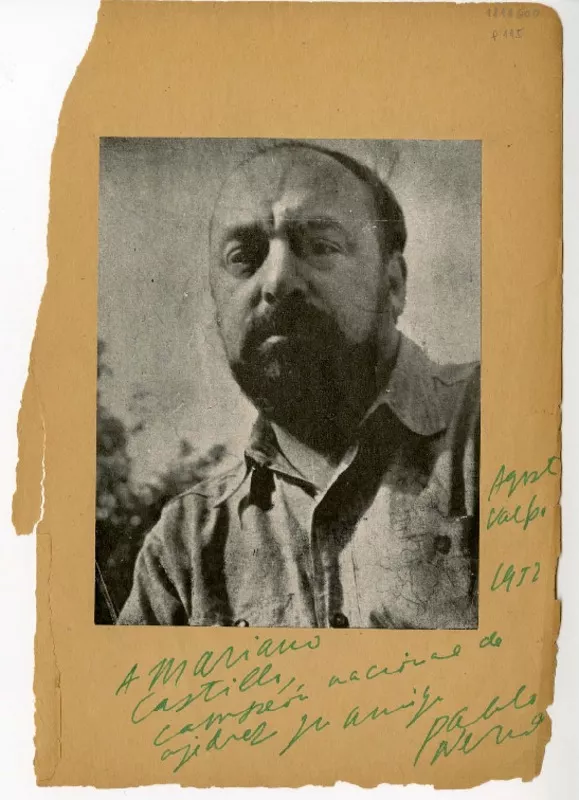 [Dedicatoria] 1952 agosto, Valparaíso, Chile [a] Mariano Castillo  [manuscrito] Pablo Neruda.