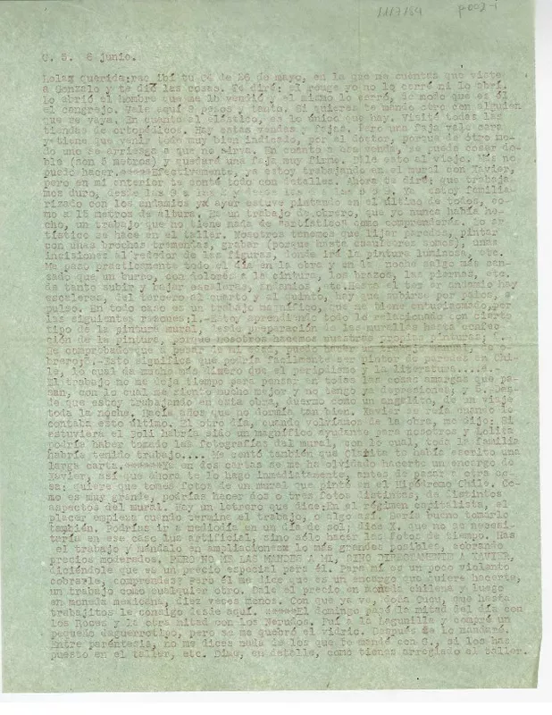 [Carta] [1951] junio 6, [México] [a] Lola Falcon  [manuscrito] Luis Enrique Délano.