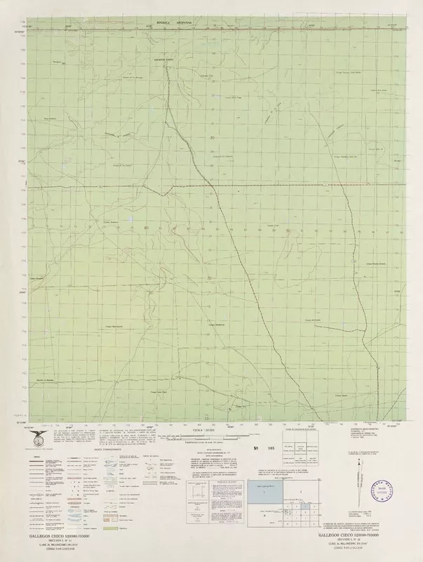 Gallegos Chico  [material cartográfico] Instituto Geográfico Militar de Chile.