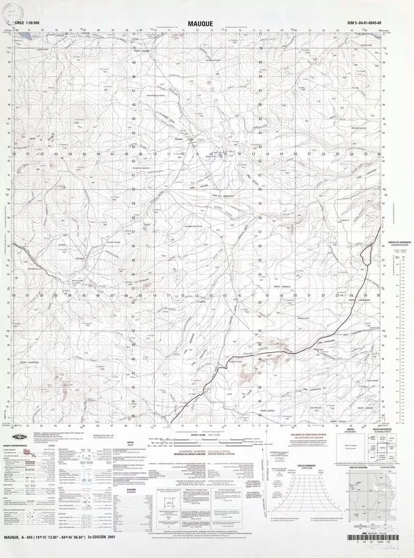 Mauque  [material cartográfico] Instituto Geográfico Militar de Chile.