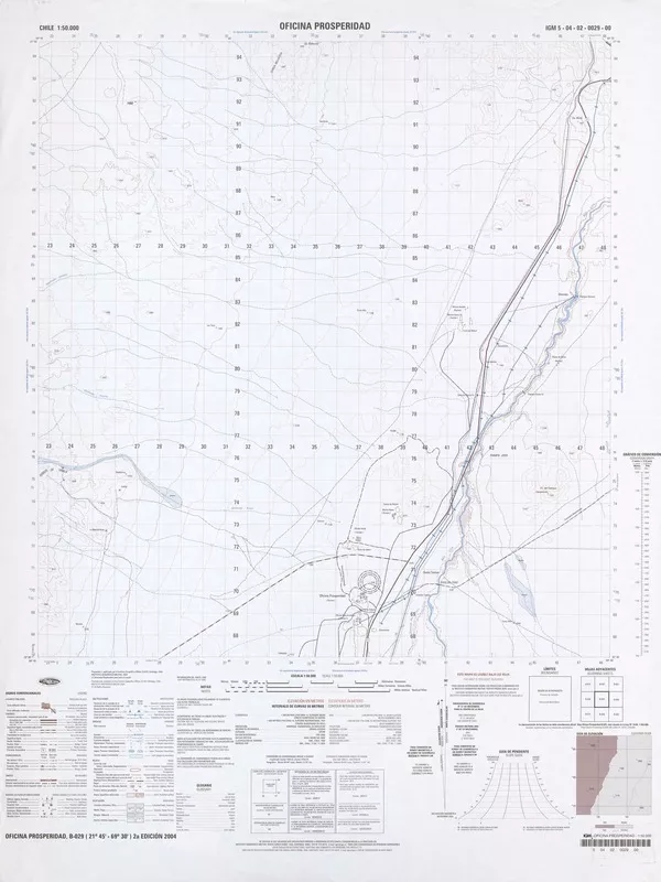 Oficina Prosperidad  [material cartográfico] Instituto Geográfico Militar de Chile.