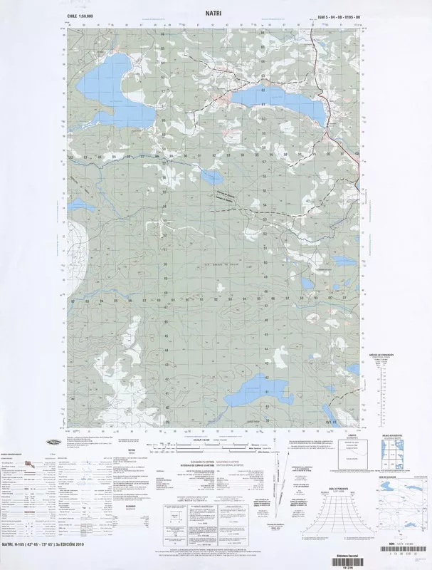 Natri  [material cartográfico] Instituto Geográfico Militar.