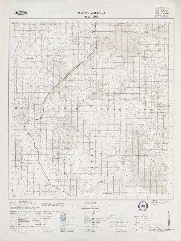 Pampa Cachina  [material cartográfico] Instituto Geográfico Militar de Chile.