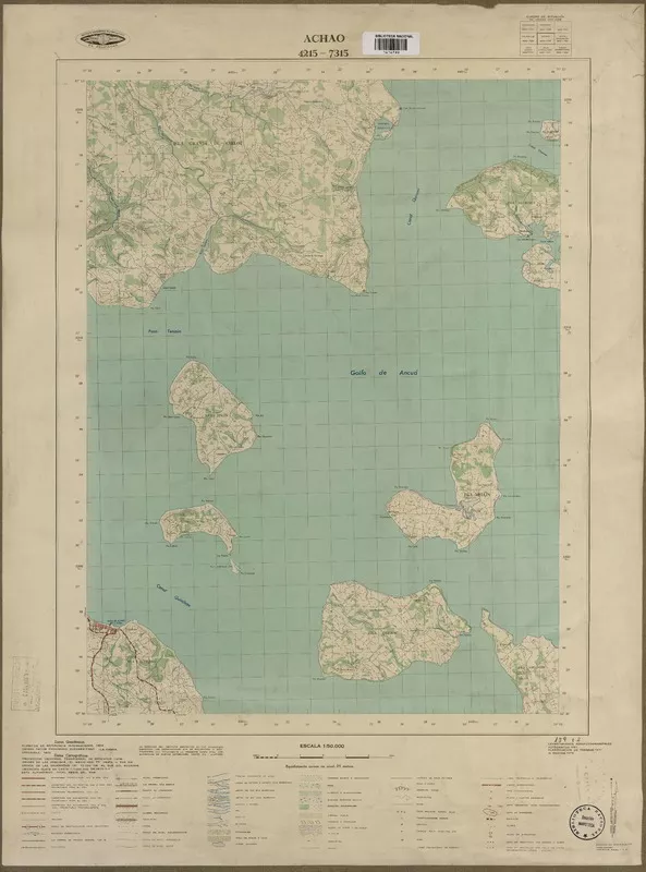 Achao  [material cartográfico] Instituto Geográfico Militar de Chile.