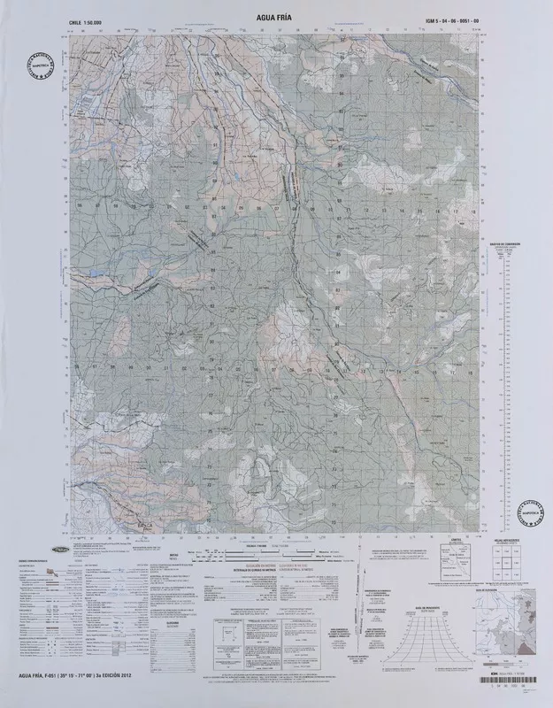 Agua Fría  [material cartográfico] Instituto Geográfico Militar.