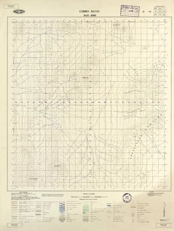 Cerro Bayo  [material cartográfico] Instituto Geográfico Militar de Chile.