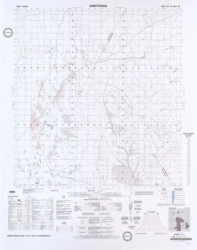 Cerro Posada  [material cartográfico] Instituto Geográfico Militar.