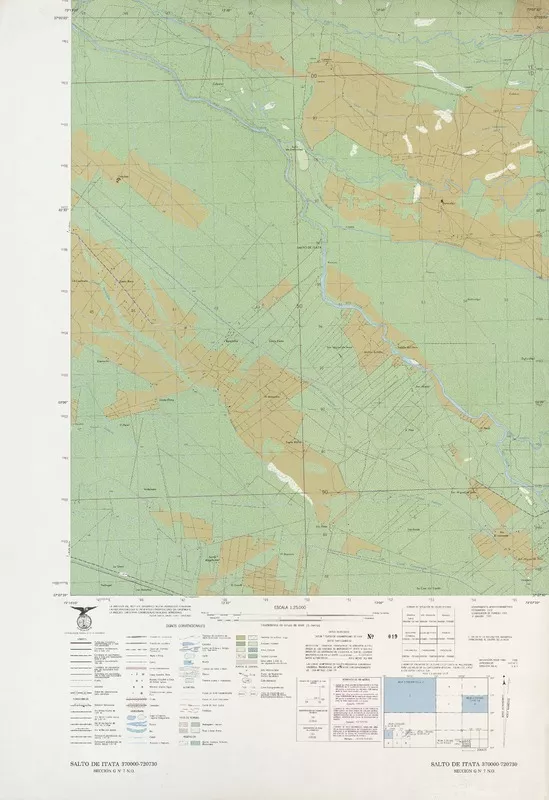 Salto de Itata  [material cartográfico] Instituto Geográfico Militar de Chile.