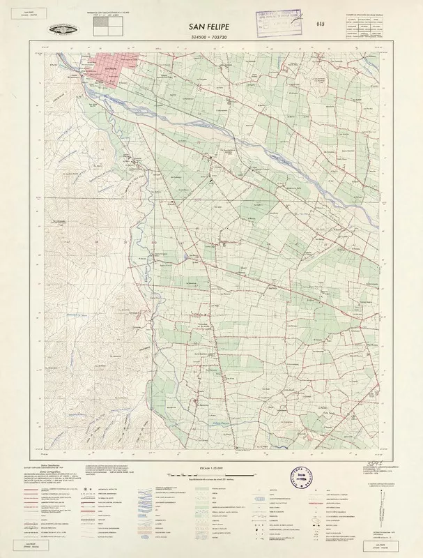 San Felipe  [material cartográfico] Instituto Geográfico Militar de Chile.