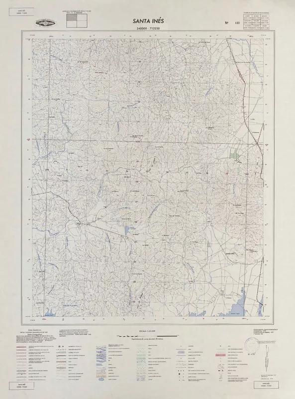 Santa Inés  [material cartográfico] Instituto Geográfico Militar de Chile.