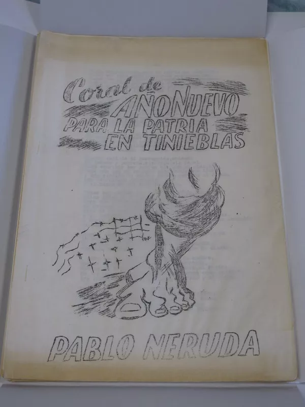 Coral de año nuevo para la patria en tinieblas Pablo Neruda.