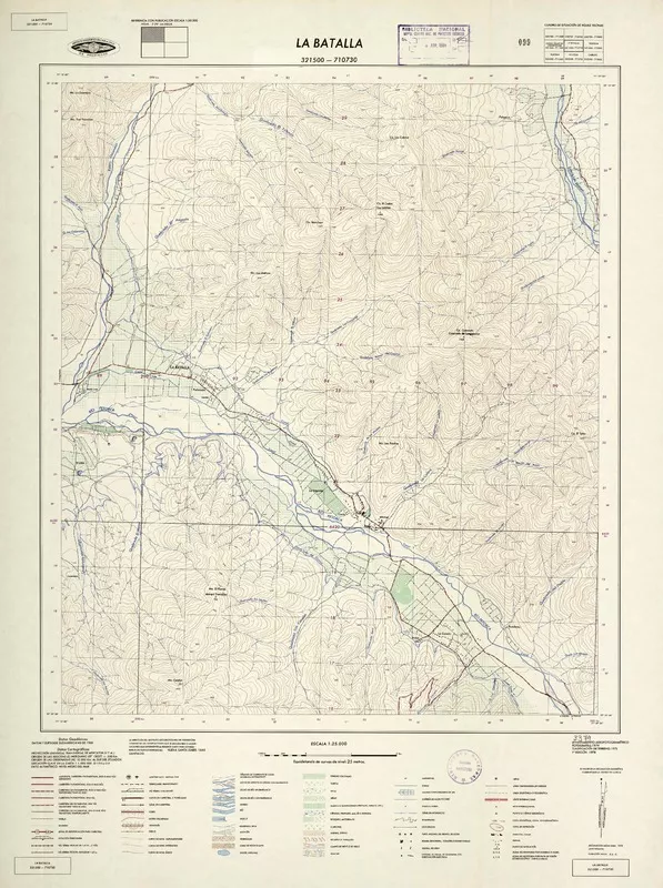 La Batalla  [material cartográfico] Instituto Geográfico Militar de Chile.