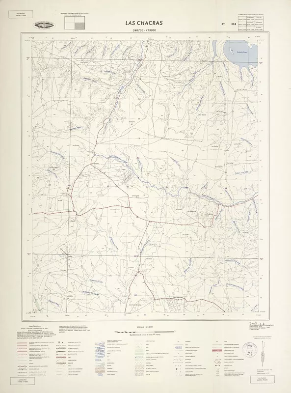 Las Chacras  [material cartográfico] Instituto Geográfico Militar de Chile.