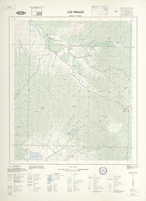 Los Perales  [material cartográfico] Instituto Geográfico Militar de Chile.