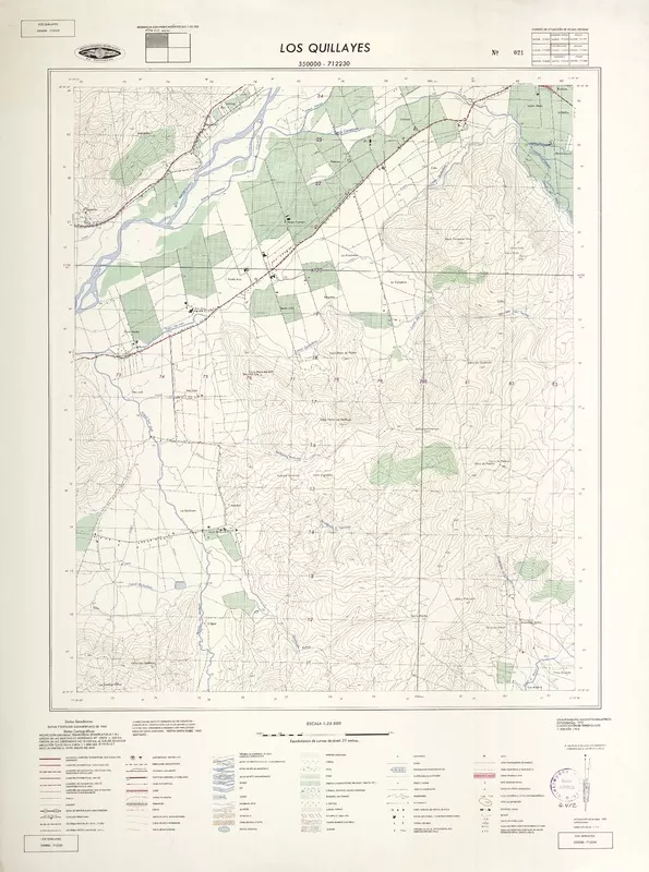 Los Quillayes  [material cartográfico] Instituto Geográfico Militar de Chile.