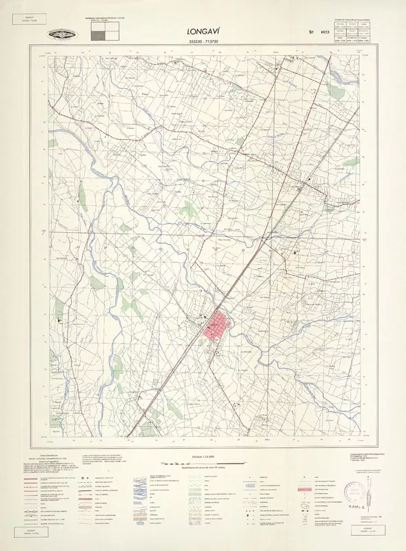 Longaví  [material cartográfico] Instituto Geográfico Militar de Chile.