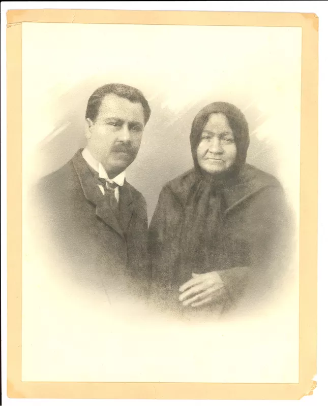 [Retrato de Jerónimo Godoy Villanueva e Isabel Villanueva de Godoy]  [fotografía].