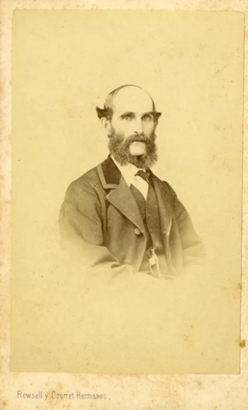 [Retrato de Miguel Alcayaga]  [fotografía] Rowsell y Courret Hermanos.
