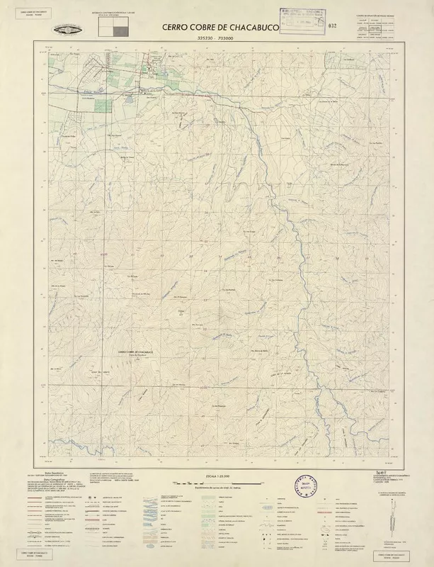 Cerro Cobre de Chacabuco  [material cartográfico] Instituto Geográfico Militar de Chile.