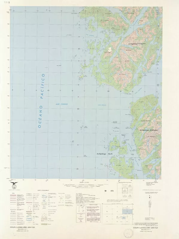 Golfo Ladrillero  [material cartográfico] Instituto Geográfico Militar de Chile.