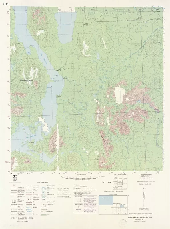 Lago Aníbal Pinto  [material cartográfico] Instituto Geográfico Militar de Chile.