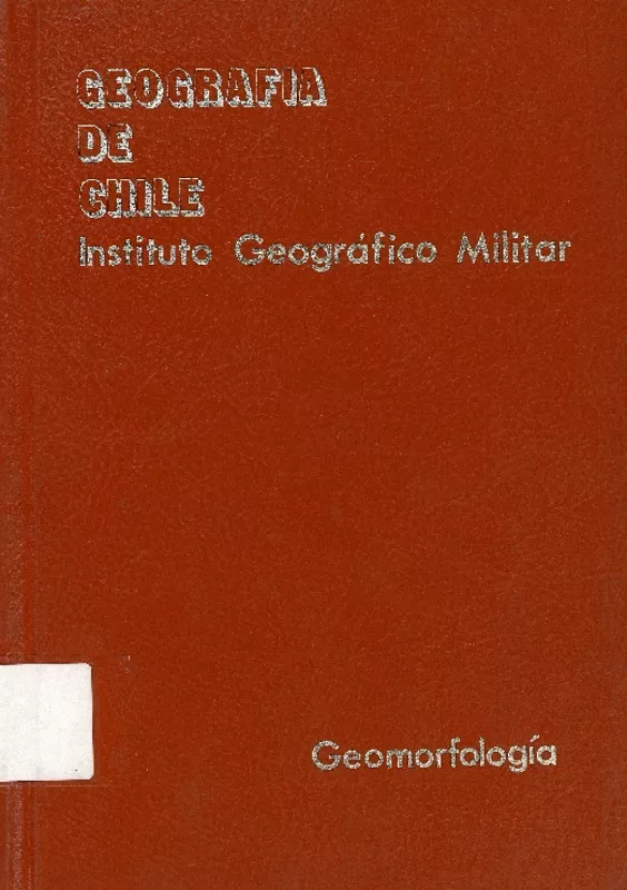 Geomorfología Reinaldo Börgel Olivares.