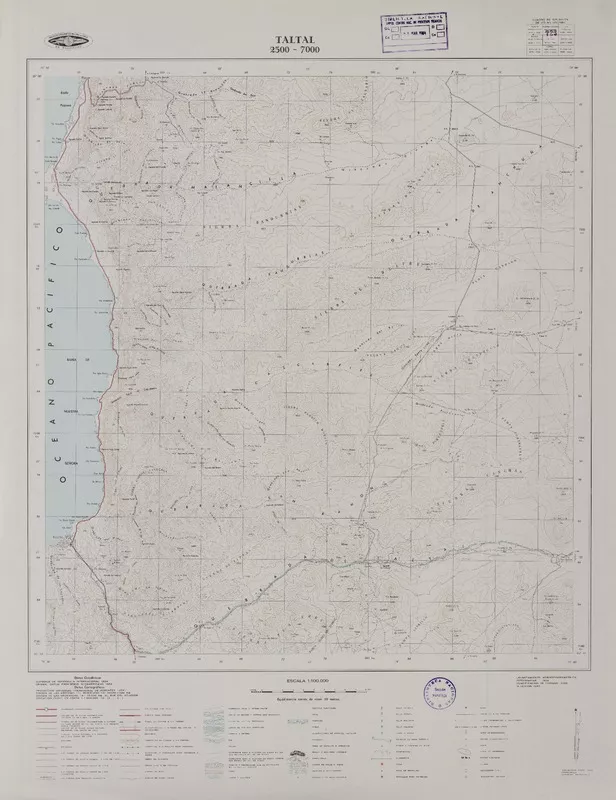 Taltal  [material cartográfico] Instituto Geográfico Militar de Chile.