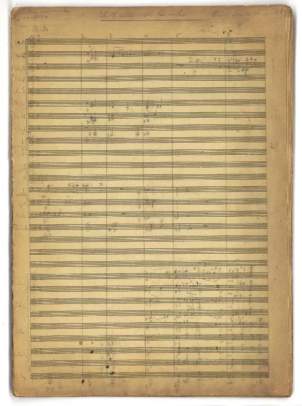 El valle de Aimil poema sinfónico para gran orquesta [música] : Pedro Núñez Navarrete.