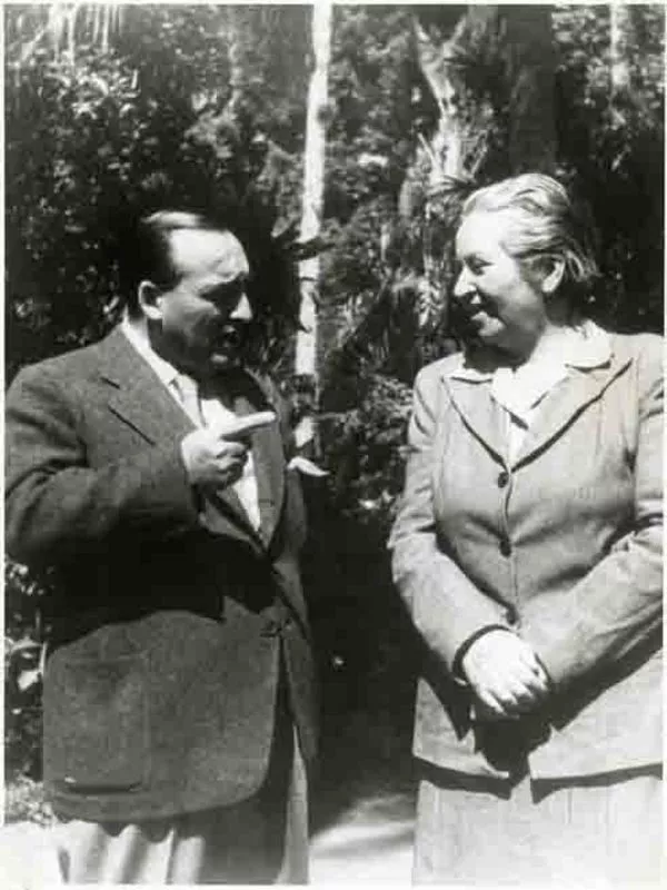 Gabriela Mistral en Veracruz (México).  [fotografía].