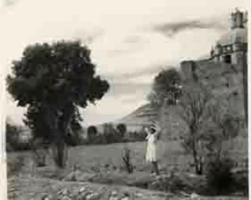 Niña mexicana en el campo  [fotografía].