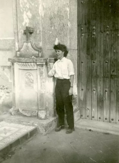 Doris Dana en México.  [fotografía].