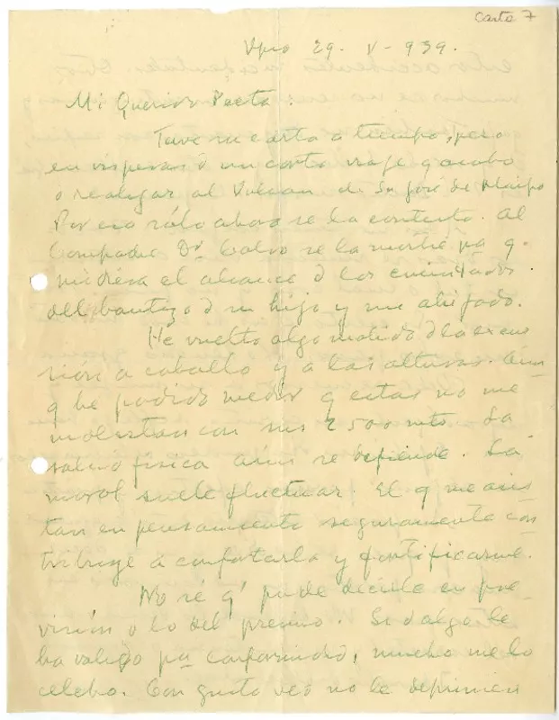 Valparaíso, Chile [a] Oscar Castro [manuscrito] Augusto D'Halmar.