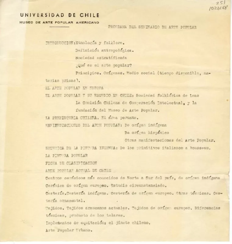 Folklore  [manuscrito] Oreste Plath.