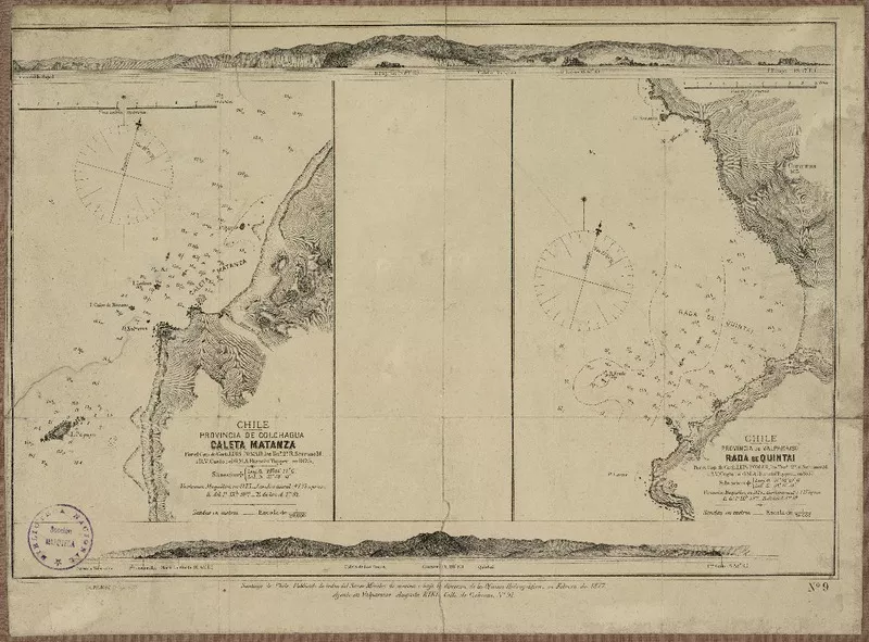 Caleta Matanza - Rada de Quintai  [material cartográfico] levantado por el Capitán Luis Pomar