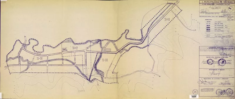 Plan regulador comunal de Navidad  [material cartográfico] I. Municipalidad de Navidad.