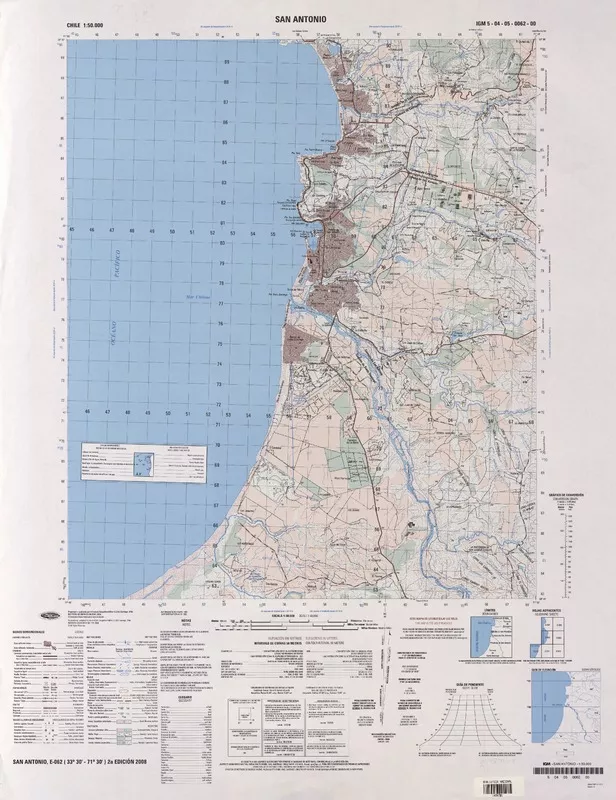 San Antonio  [material cartográfico] Instituto Geográfico Militar de Chile.