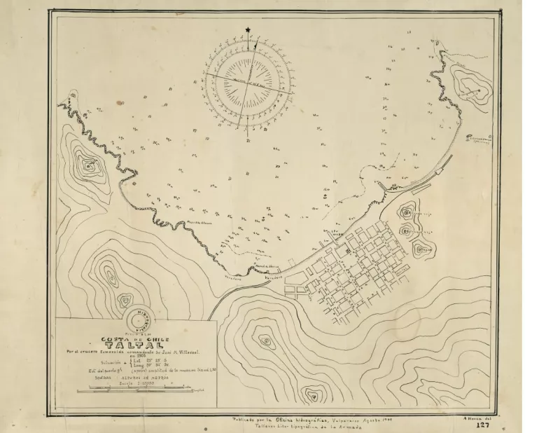 Costa de Chile Taltal 127 [material cartográfico] : publicado por la Oficina Hidrográfica ; [grabado por] A. Novoa del.