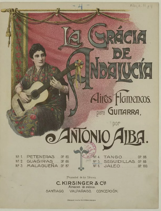 Seguidillas para guitarra [música] : Antonio Alba.