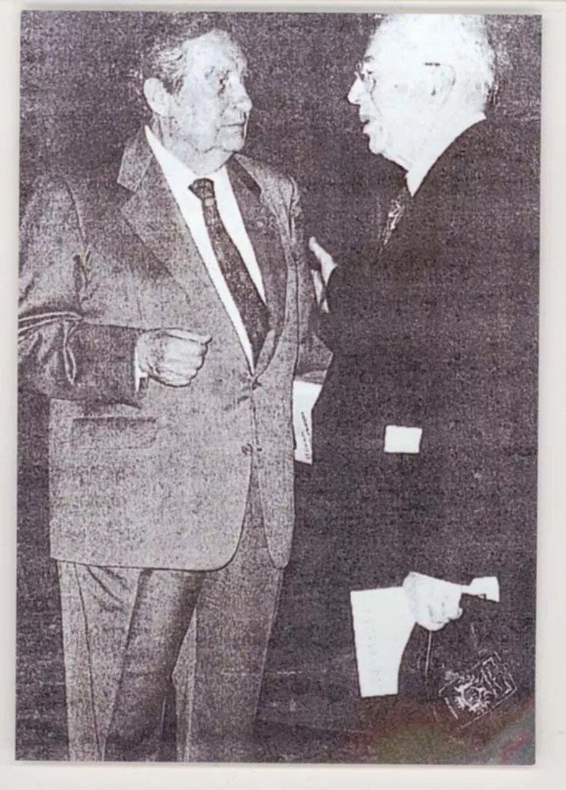 [Gonzalo Rojas y Octavio Paz]  [fotografía].